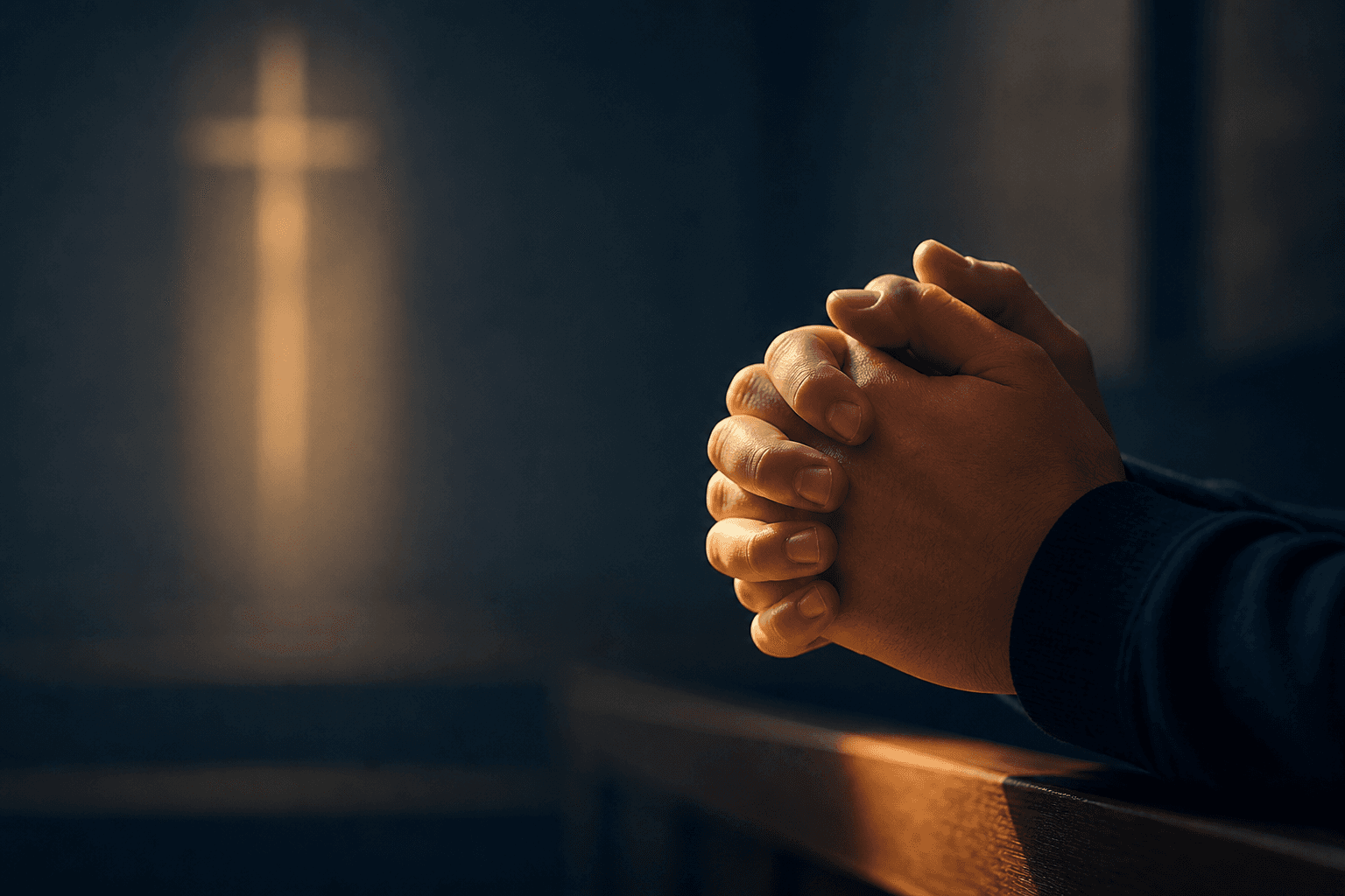 Manos unidas en oración